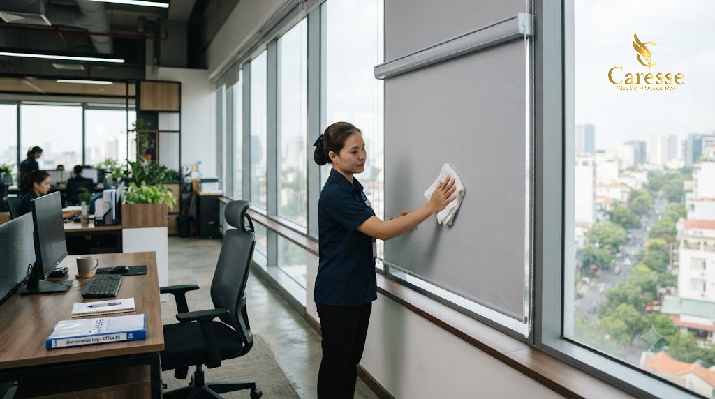3 cách bảo quản và vệ sinh rèm văn phòng sạch đẹp, sử dụng lâu dài