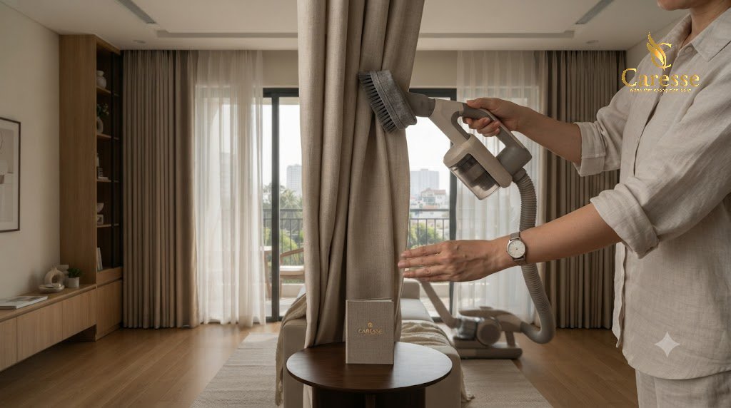 Bảo quản rèm cửa sau khi lắp đặt - Hướng dẫn chăm sóc để rèm luôn bền đẹp