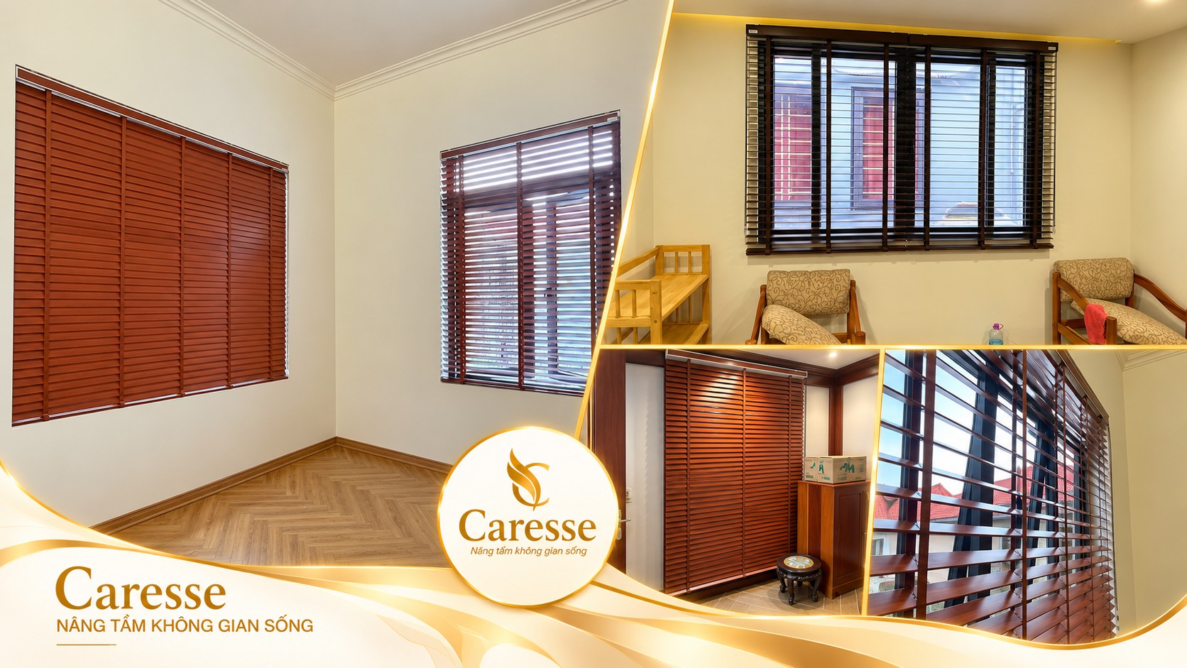 Rèm sáo gỗ | CARESSE