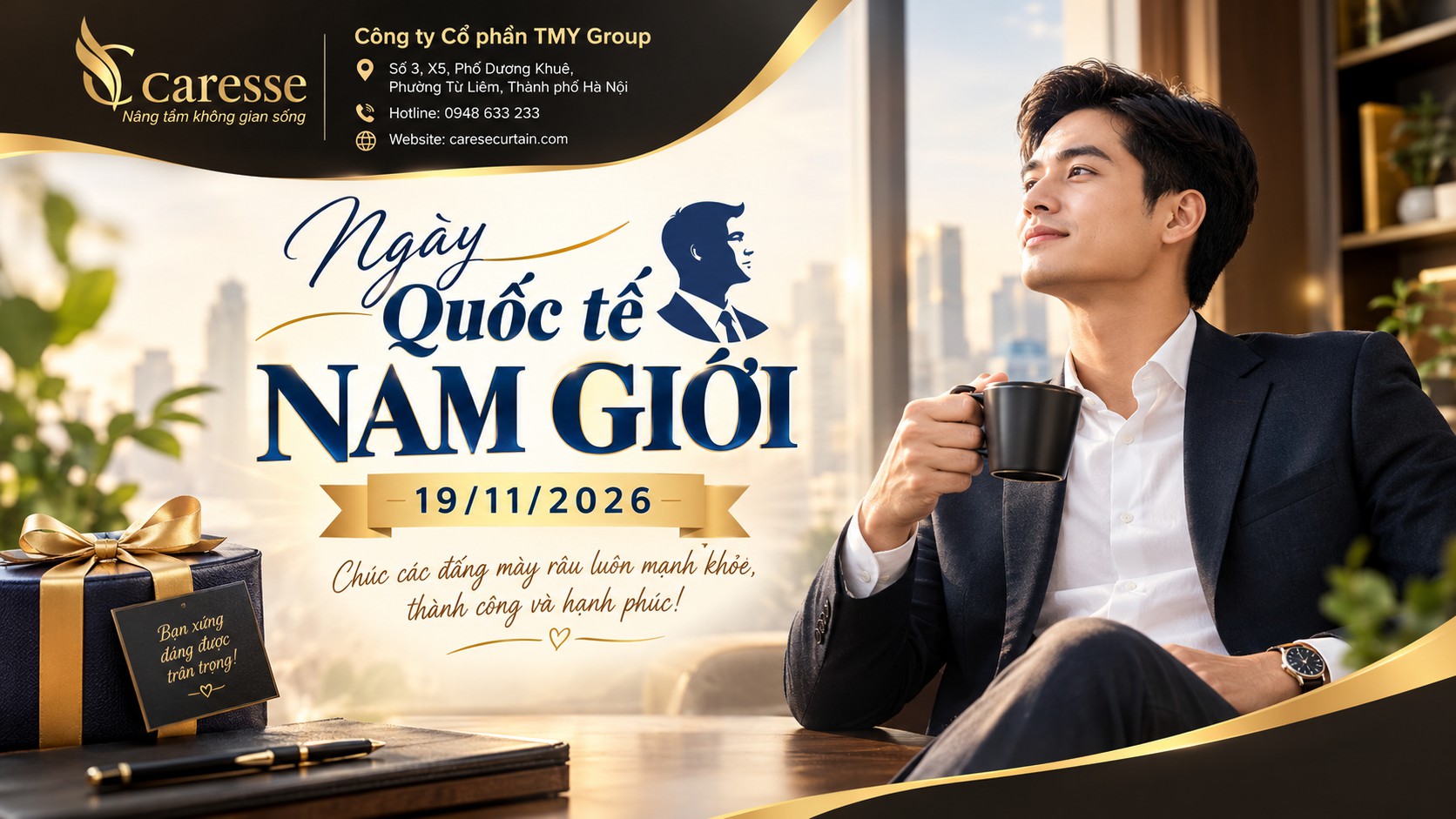 Ngày Quốc tế Nam giới 19/11/2026