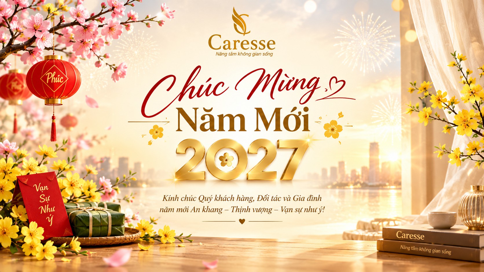 Chúc mừng năm mới 2027 - Caresse